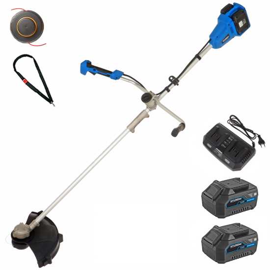 Hyundai LCGT777-5 - Decespugliatore a batteria - 40V 2x20V-4Ah