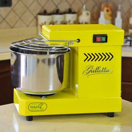 Famag Grilletta IM 5/230 1 Velocit&agrave; Color Giallo - Impastatrice a spirale 5 Kg