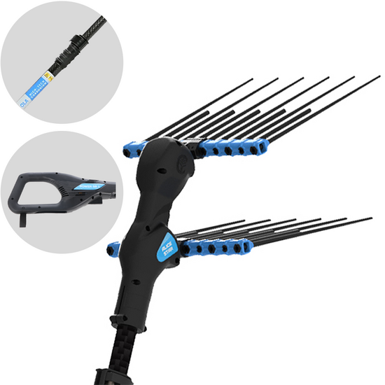 Campagnola Alice STAR 58 PLUS - Asta in carbonio - 210 - 280 cm - Abbacchiatore elettrico