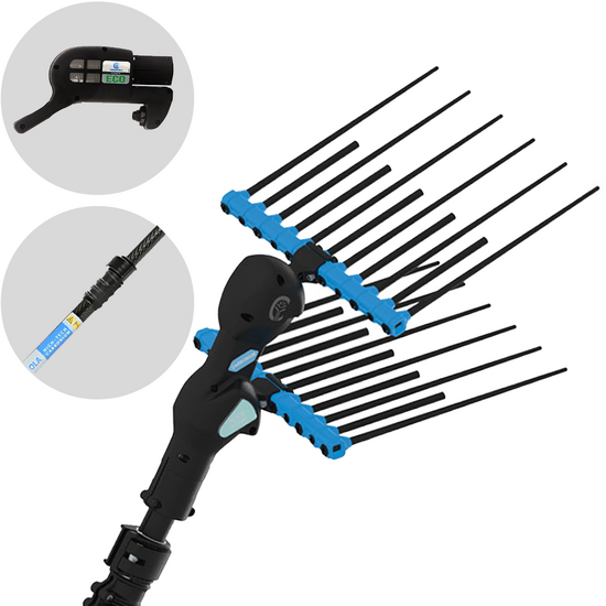 Campagnola Alice STAR ECO - Asta in carbonio - 245 - 330 cm - Abbacchiatore elettrico