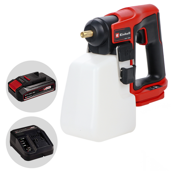 Einhell GE-WS 18/10 Li - Atomizzatore a batteria portatile - Batteria da 18V 2.5Ah