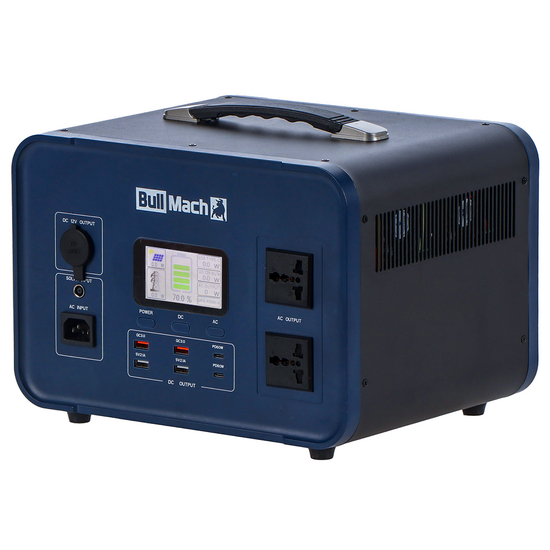 BullMach Elektron 2000 - Power Station Portatile - 2000W/1536Wh 3.2V