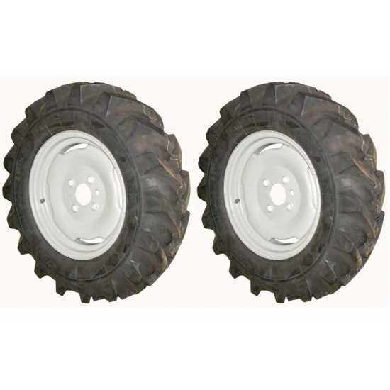Accessorio coppia RUOTE TRACTOR professionali (senza mozzi) misura 5.00 - 10