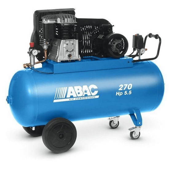 ABAC B5900B 270 CT5,5 - Compressore aria elettrico trifase a cinghia - Motore 5.5 HP - 270 lt
