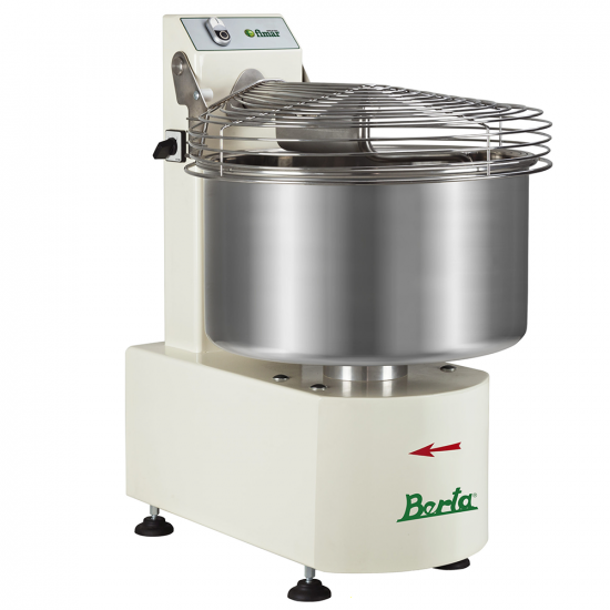 OUTLET - DA ESPOSIZIONE - Impastatrice a gancio Trifase FIMAR BERTA 35 - Vasca 42L - 2 Velocit&agrave; - Basso surriscaldamento impasto
