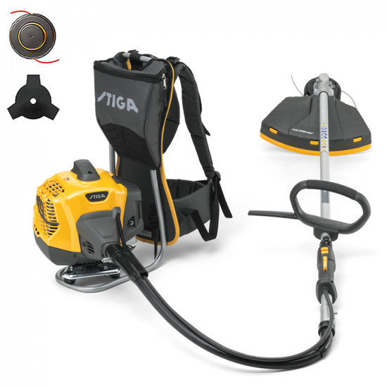 Stiga BC 750 R - Decespugliatore a zaino - Motore a scoppio 44,8 cc - 2 HP