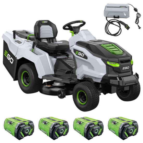 EGO TR 3801 E - B - Trattorino tagliaerba a batteria con cesto - 56V/40Ah