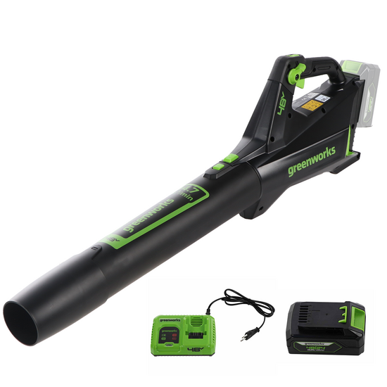 Greenworks GD48AB - Soffiatore a batteria assiale - 48V 4Ah