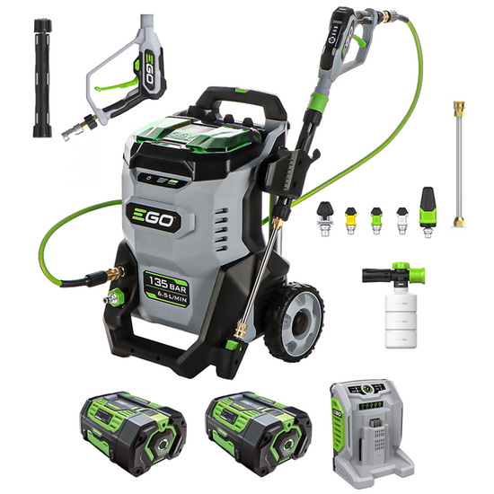 EGO HPW2000E - Idropulitrice a batteria - 180 bar - 6.5 l/min - 2x 56V - 7.5Ah