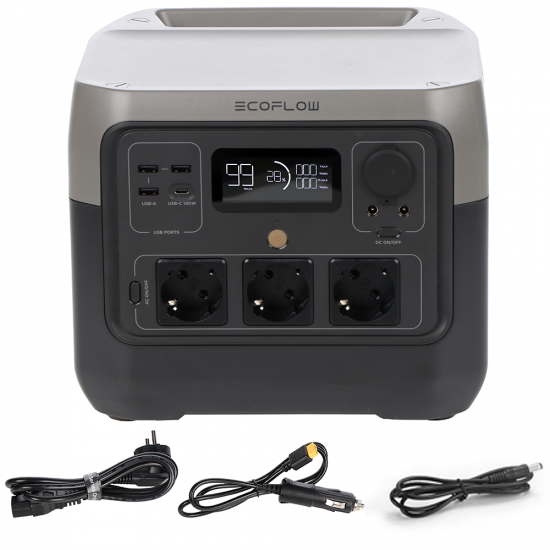 EcoFlow River 2 Pro - Batteria PowerStation Portatile - 800W - 768 Wh/19.2V