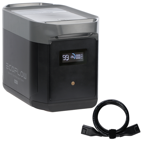EcoFlow Delta 2 Max - 2048Wh - Batteria supplementare intelligente