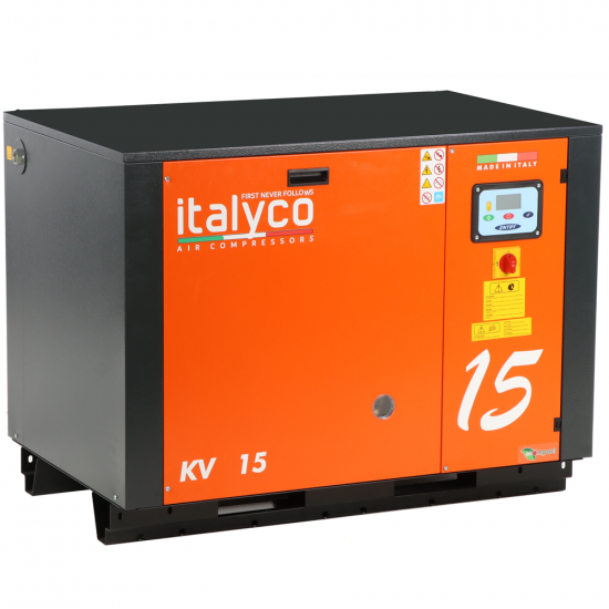 Italyco KV 15 Premium - Compressore rotativo a vite - Pressione max 10 bar