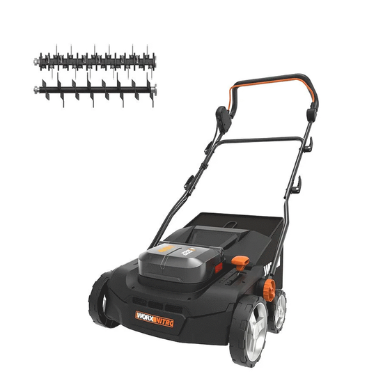 Worx Nitro WG855E.9 - Arieggiatore a batteria - 40V - SENZA BATTERIA E CARICABATTERIA