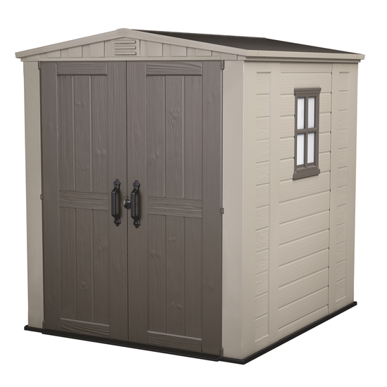 Keter Factor beige - Casetta da giardino - Con finestra laterale - 178x195.5x208 cm
