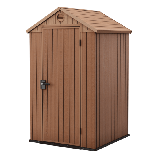 Keter Darwin marrone - Casetta porta attrezzi - 123.8x117x205.1 cm