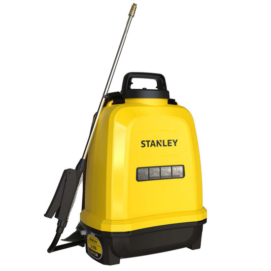 Stanley SXSPBS12E - Pompa irroratrice a batteria a spalla - 12 litri - 14,4V - 2Ah