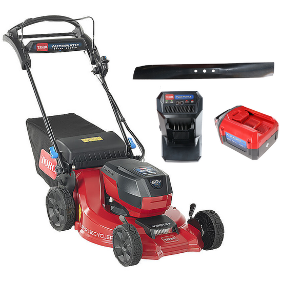 Toro eSuper Recycler eC53 - Tagliaerba a batteria - 60V/7.5Ah - Scocca in alluminio - Taglio 53 cm