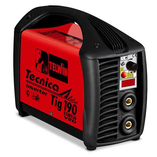 Telwin Tecnica Tig 190 DC - Saldatrice Inverter (MMA,TIG LIFT), corrente continua (DC)