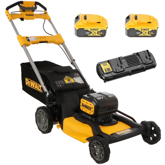 DeWalt DCMWSP156N-XJ - Tagliaerba semovente a batteria - Taglio 53 cm - 2x 18V 5Ah