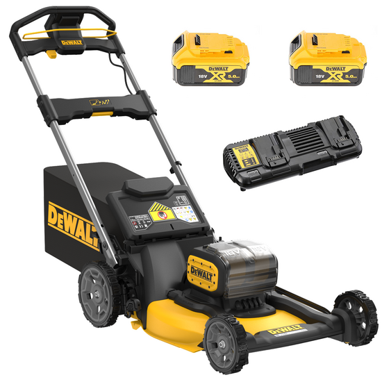 DeWalt DCMWP134N-XJ - Tagliaerba a spinta a batteria - Taglio 53 cm - 2x 18V 5Ah