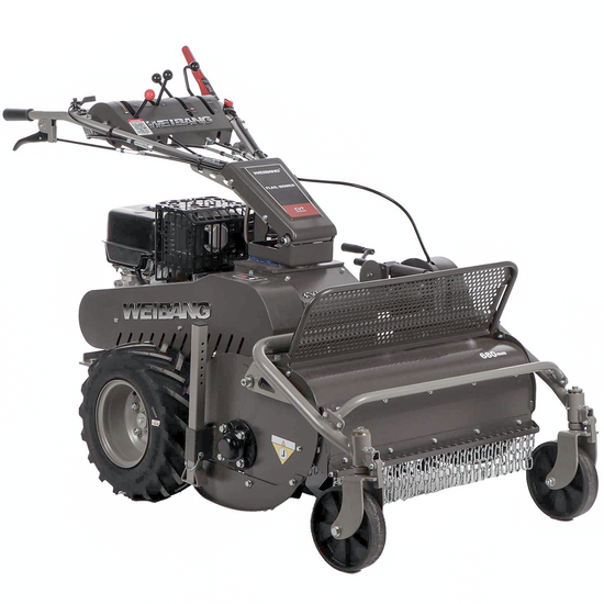 Weibang WBGT6813 - Trinciaerba professionale a martelli - Motore a benzina 9 HP