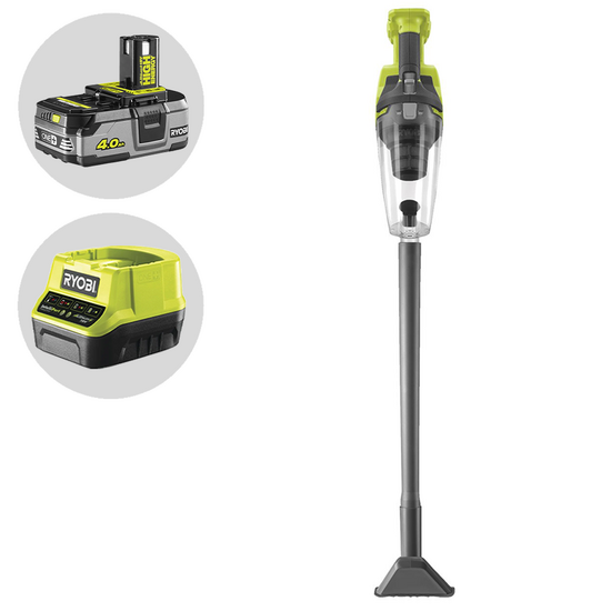 Ryobi RHV18F-0 - Aspirabriciole a batteria con prolunga - 18V - 4 Ah