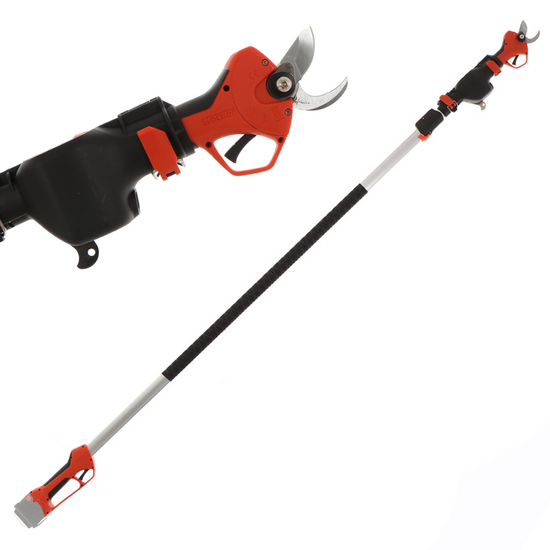 Stocker Magma E-35TP - Forbice elettrica da potatura su asta - 21.6V - 160/240 cm - Diametro di taglio 35mm - SENZA BATTERIA