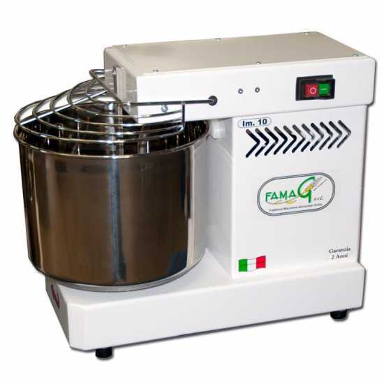 Impastatrice a spirale Famag IM 10 elettrica motore monofase - 10 KG