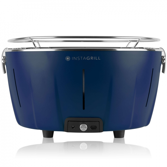 Classe InstaGrill  - Barbecue a carbone da tavolo - Scocca blu oceano