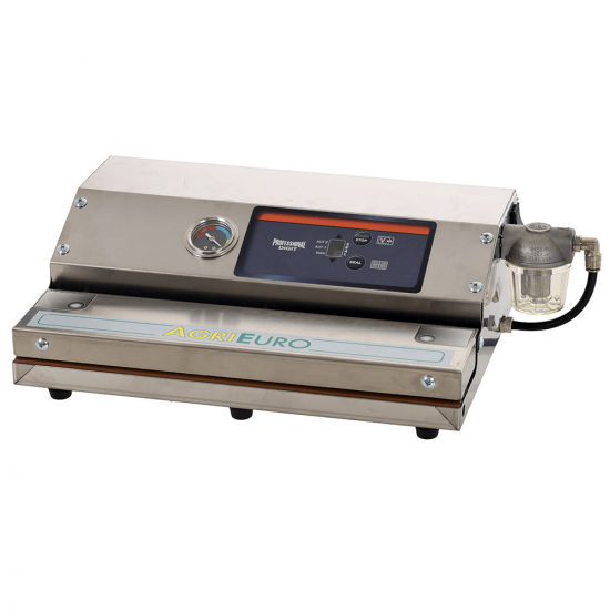 Macchina sottovuoto in acciaio Euro 370 INOX - Barra saldante da 37cm 