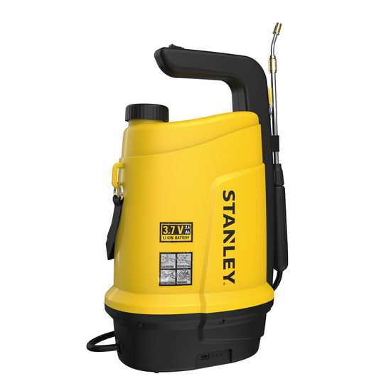 Stanley SXSPBS05E - Pompa irroratrice a batteria a spalla - 5 litri - 3,7V - 2,6Ah