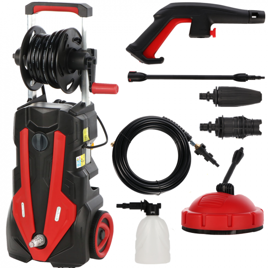 GeoTech Jetty 165 - Idropulitrice + Kit patio e spurgatubi - 165 bar - 450 l/h