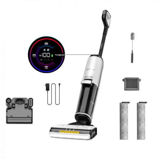 Tineco Floor One S7 Steam Plus - Lavapavimenti a vapore smart - 3 in 1: lava, aspira e vaporizza