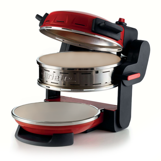 Ariete Pizzeria Rosso 0927/00 - Forno pizza elettrico doppio - Pietra refrattaria