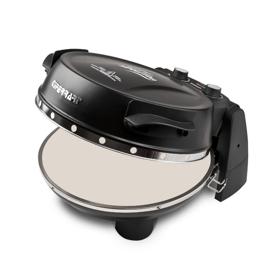 G3 Ferrari Pizzeria Snack Napoletana EVO Nero - Forno Pizza Elettrico - Pietra refrattaria