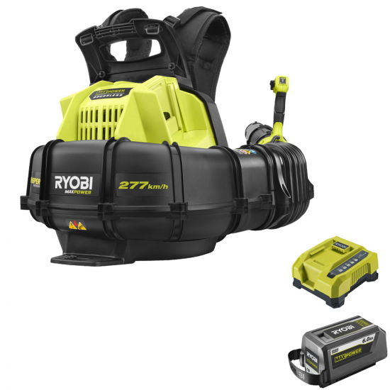 Ryobi RY36BPXB-0 - Soffiatore a zaino a batteria MAX POWER 36V 6Ah