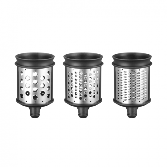 KitchenAid 5KSMEMVSC - Set 3 cilindri per Affettaverdure/Grattugia