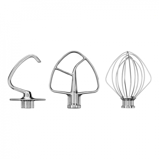 KitchenAid 5KSM5TH3PSS - Set 3 accessori in acciaio inox