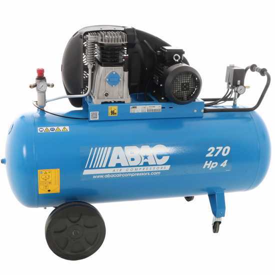 Abac A39B 270 CT4 - Compressore aria  trifase professionale a cinghia - serie PRO -  270 lt