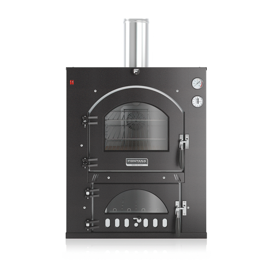 Fontana INC80X65QV - Forno a legna da incasso