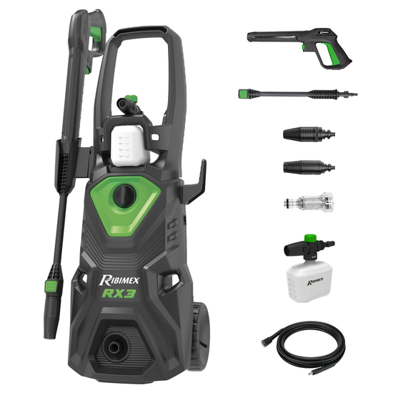 Ribimex RX3 - Idropulitrice ad acqua fredda - 145 bar max - Portata 480 lt/h