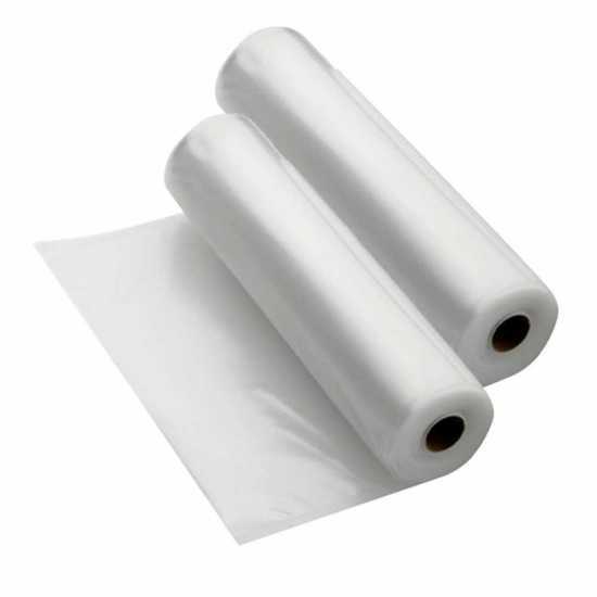 Nr. 2 rotoli sottovuoto cm 40x600 goffrati per alimenti
