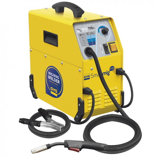 GYS SMARTMIG 110 - Saldatrice tradizionale a trasformatore (MOG: NO GAS) - corrente continua (DC) &nbsp;
