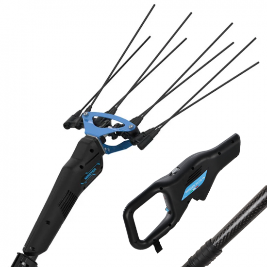 Campagnola MASTER PLUG-IN - Asta in Carbonio e alluminio 150-220 cm - Abbacchiatore elettrico a batteria