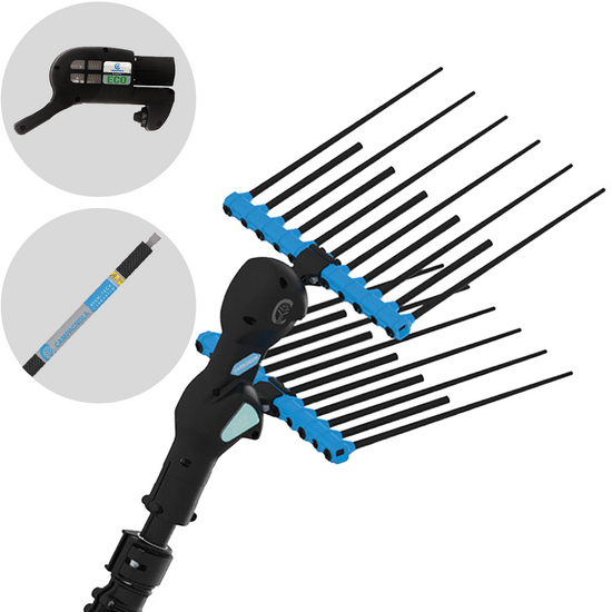 Campagnola Alice STAR ECO - Asta in carbonio - 290 cm - Abbacchiatore elettrico