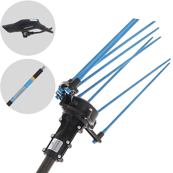 Campagnola HERCULES 58V - Asta in carbonio - 290 cm - Abbacchiatore elettrico a batteria