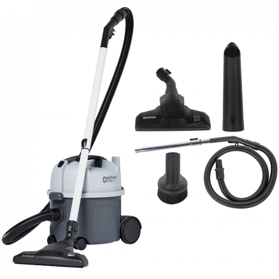 Nilfisk VP 300 Eco Hepa EU - Aspirapolvere professionale - Fusto in plastica 10 lt - 400W