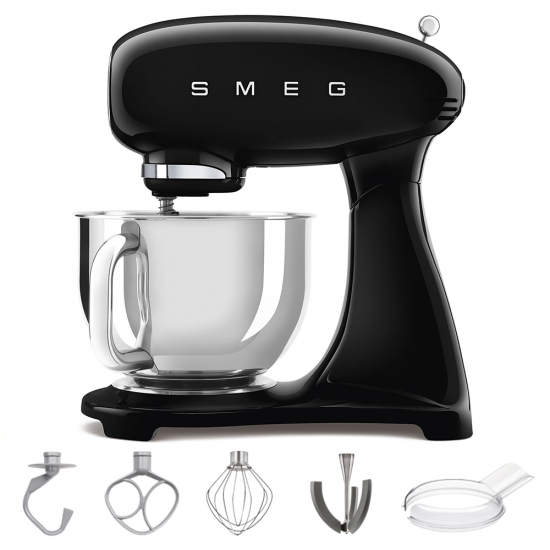 Smeg Full Color Nero - Impastatrice Planetaria - Vasca in Inox da 4,8 litri