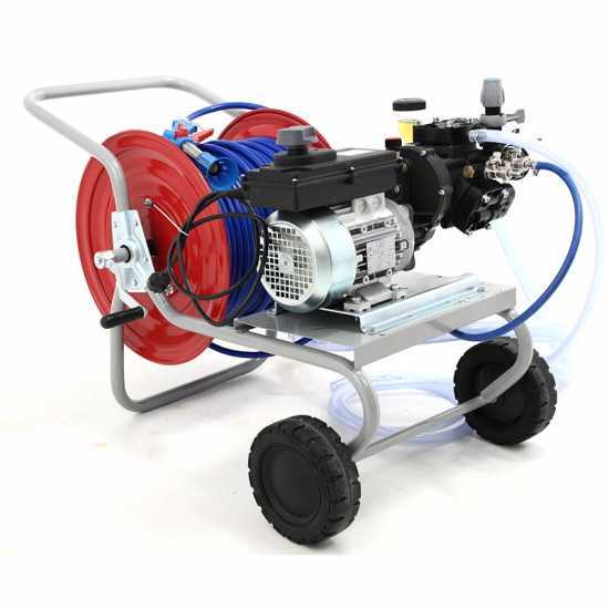 Kit motopompa irrorazione con carrello - Pompa Comet APS31 con motore elettrico