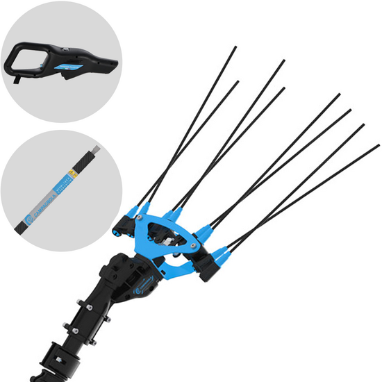 Campagnola Icarus V1 ECO Plug-in - Asta in carbonio - 290 cm - Abbacchiatore elettrico a batteria